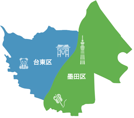 墨田区・台東区MAP